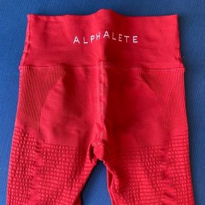 ALPHALETE Halo Leggings - redwood SIZE M
